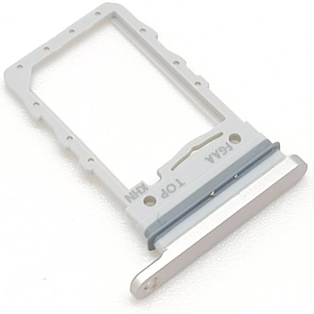 Sim tray for samsung z flip3 silver replacement card holder