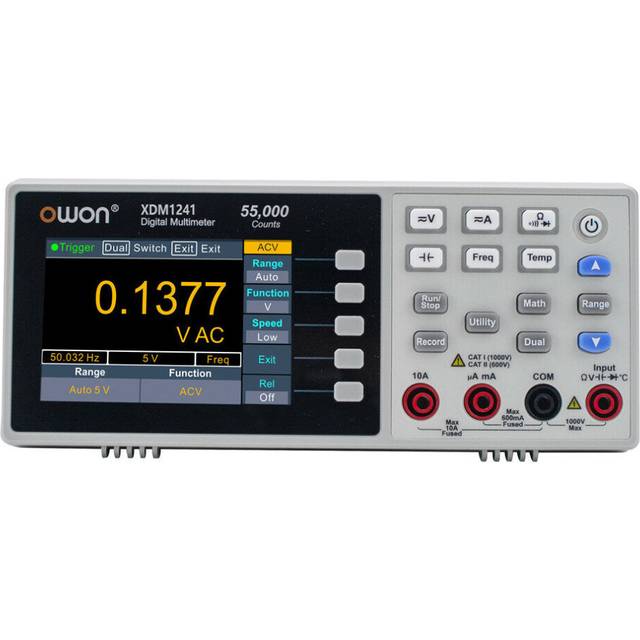 USB Digital Multimeter 55000 Counts Universal Desktop Multimeters Meter with 3.5-inch TFT LCD Screen