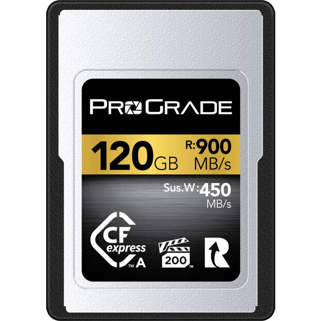 CFexpress 2.0 Type A Memory Card (120GB) Gold