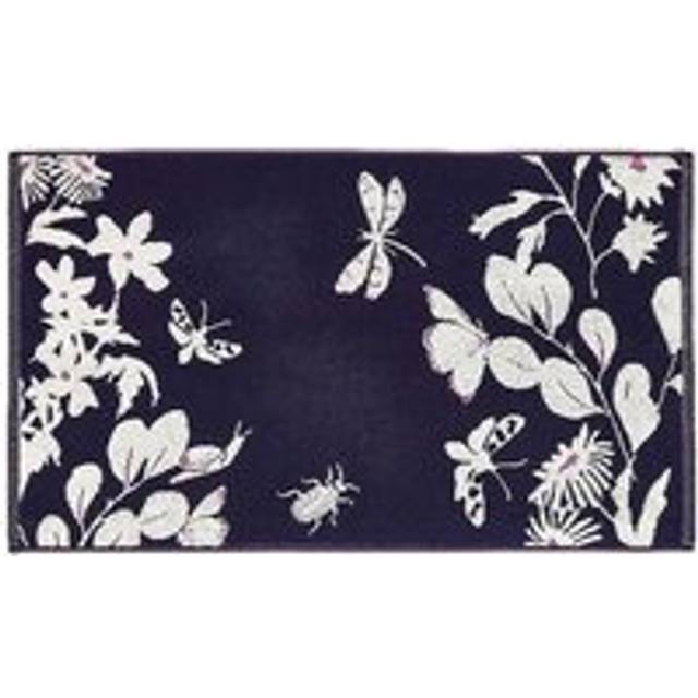 Joules Floral Beasts Bath Mat - Navy
