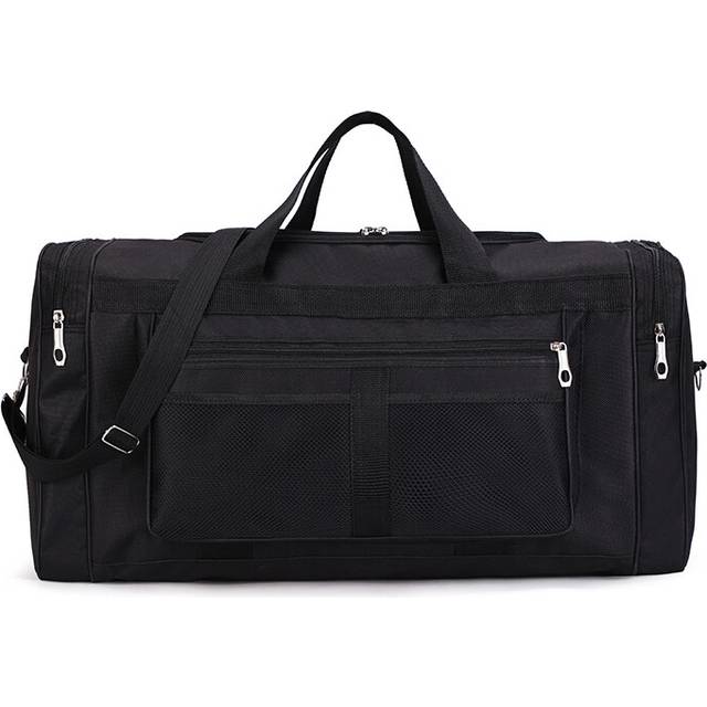 (Black) Gym Bag Duffle Sport Holdall Travel Large Capacity Single Shoulder Backpack