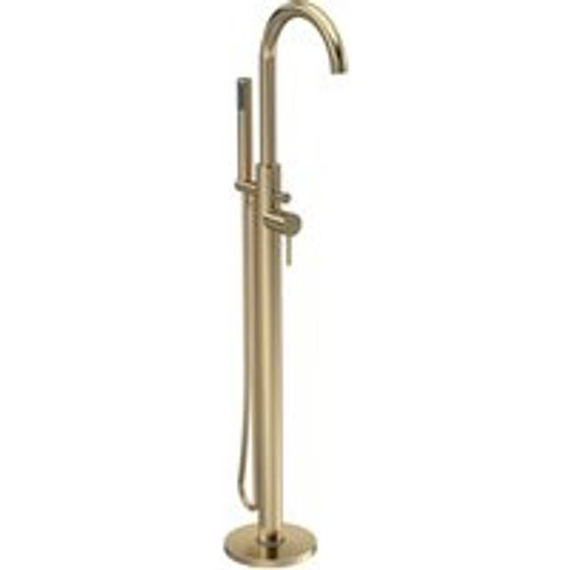 Hudson Reed - Tec Single Lever Elite Mono Bath Shower Mixer Tap Freestanding - Brushed Brass
