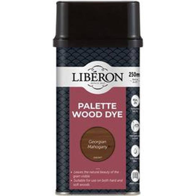 Liberon 126729 Palette Wood Dye Georgian Mahogany 250ml