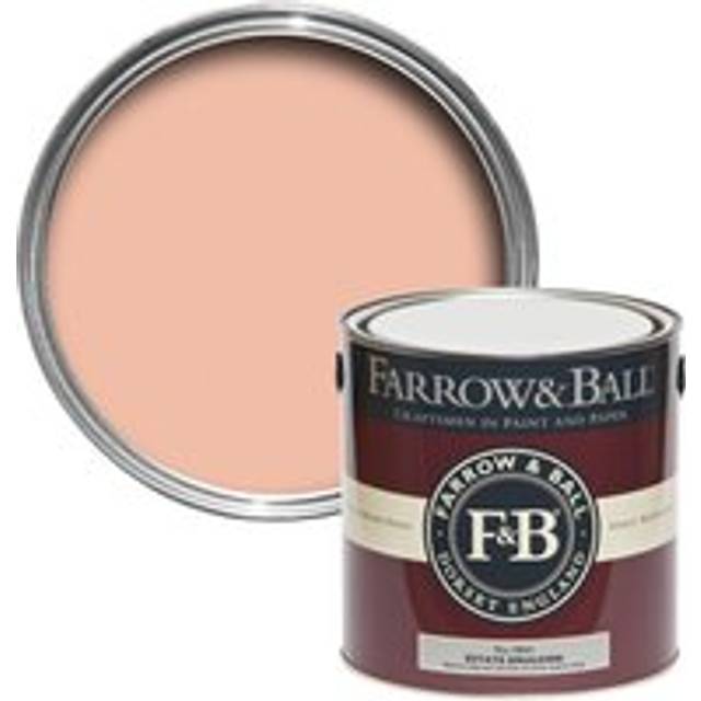 Farrow and Ball Exterior Masonry, Pink Cup No. 9801 5L, Exterior Masonry Paint , Paints, Wall and Ceiling Paints