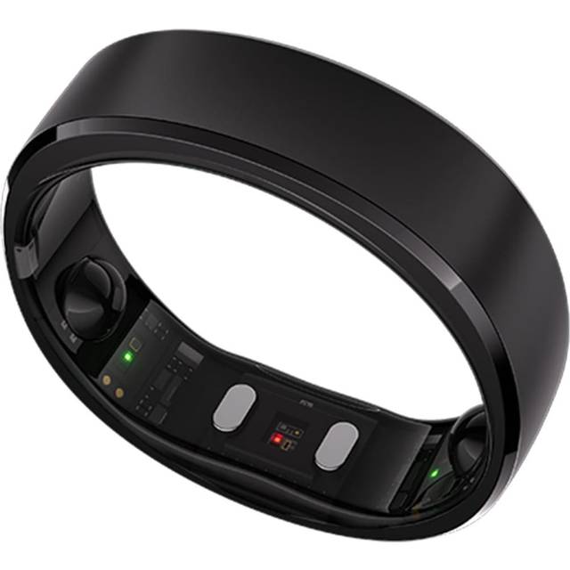RINGCONN Gen 2 Smart Ring - Matte Black, Size 11, Black