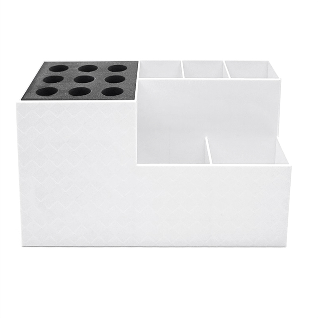 White Scissor Non-Slip Storage Rack Ultra Light Hair Tool Organizer Dryer Barber Hairdressing Organizer-A