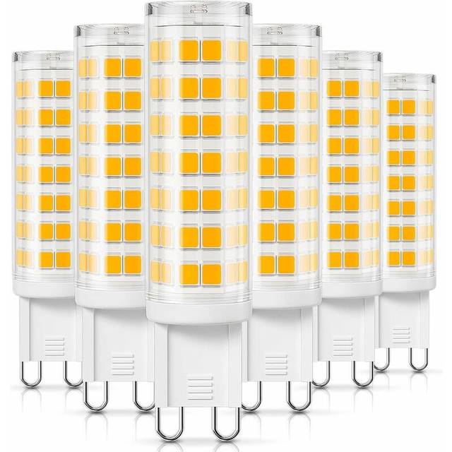 Gabrielle - 5 Pack G9 led Bulbs, 6W 550lm, Neutral White 4000K, Replacement for 50W 60W Halogen Bulbs, 360° Flicker-Free Beam Angle, Non-Dimmable, ac