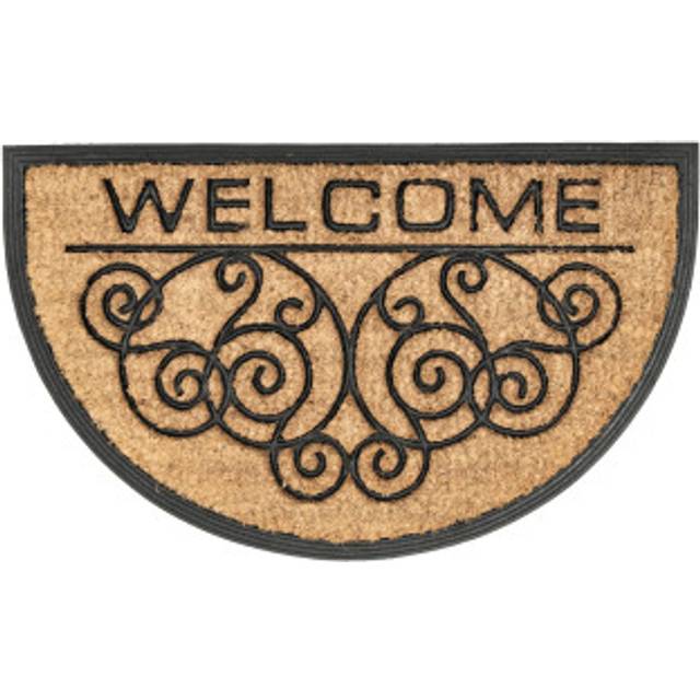 Bombay Welcome halvmåne - dörrmatta Halvmåne 45 x 75 cm (Halvmåne 45 x 75 cm)