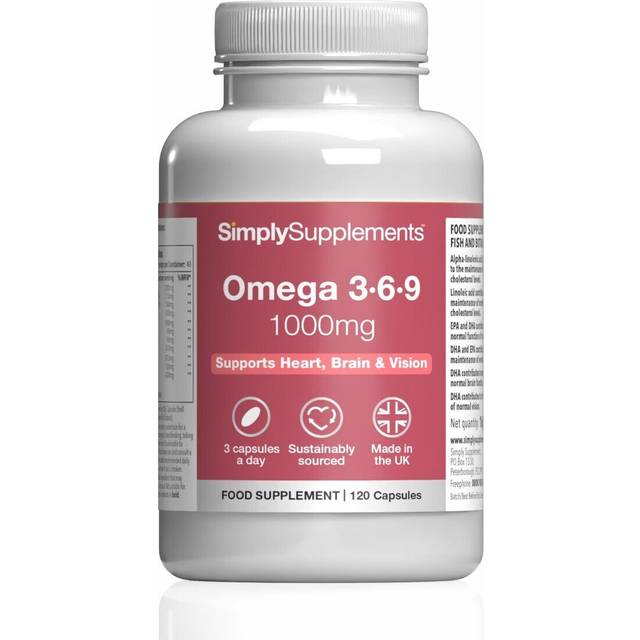 Omega 3 6 9 1000mg (120 Capsules)