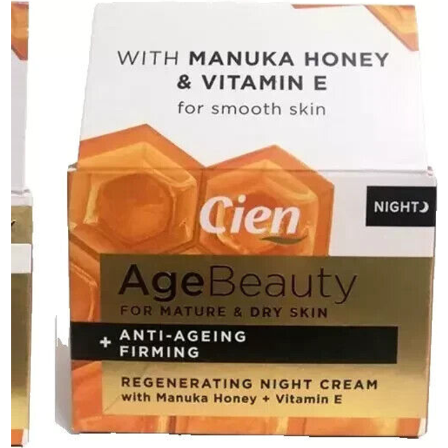 Cien Age Beauty Anti Ageing Firming Night Cream 50+ Manuka Honey