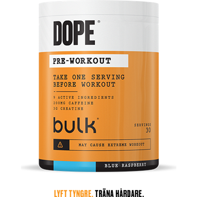 Bulk Dope Pre-Workout Blue Raspberry 1020g