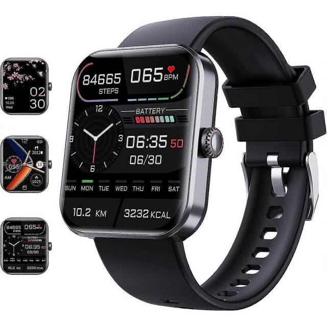 (black) Smart Watch For Men Women, 1.9" Activity Fitness Watch Upgrade F57l Bluetooth Smartwatch 24h Monitoring Of Heart Rate Blood Pressure - Black
