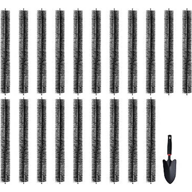 Vevor gutter guard brush 60 ft length bristle leaf guard fit for 5 inches gutter