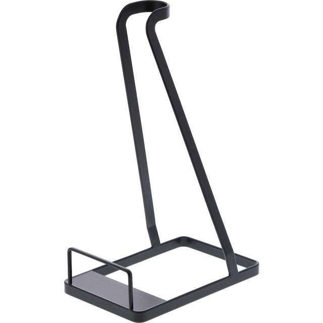 Yamazaki Jitsugyo Stick Cleaner Stand Black Approx. W15 x D24 x H38cm Tower Cordless Vacuum Cleaner Stand Vacuum Cleaner Stand 3274