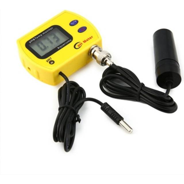 pH Meter with backlight pH-991 tester Durable Acidimeter tool temp monitor for Aquarium swim pool water