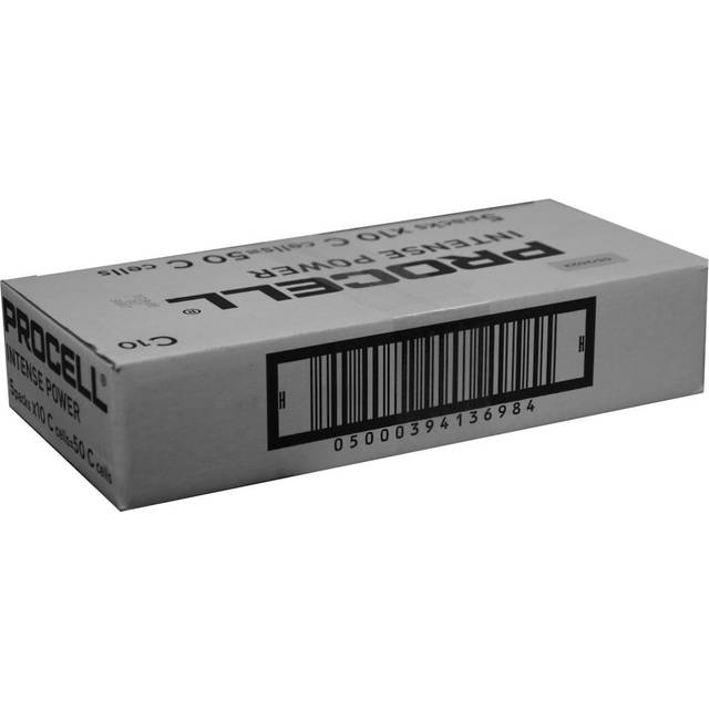 Duracell Procell Intense Power 9V PP3 6LR61 PX1604 Batteries | Box of 50