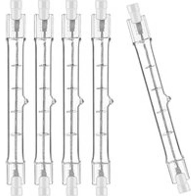 Aiperq - 5pcs R7S Halogen Bulbs 118mm 200W 230V R7S Halogen Rod 118mm R7S Halogen Bulb Dimmable Halogen Rod Lamp for Building Spotlights Work