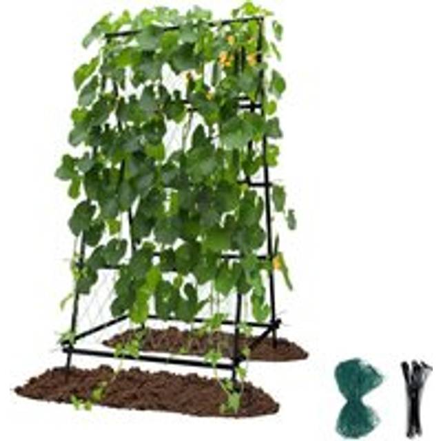 Unho - Garden Trellis for Climbing Plants Outdoor Vines Cucumbers Beans Vegetables Arch Rack
