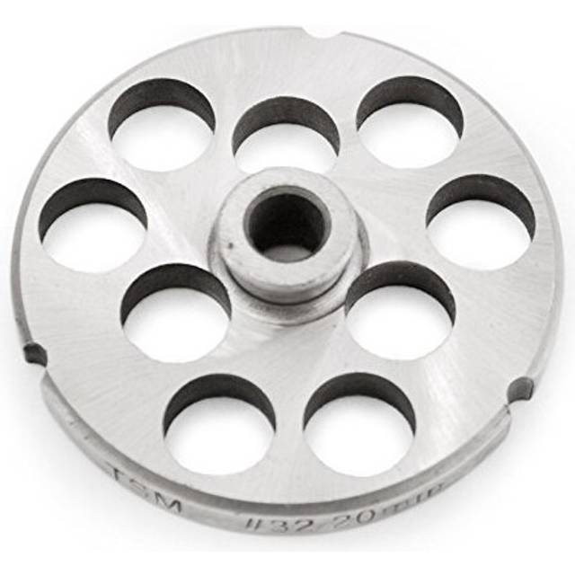 "The Sausage Maker - #32 Stainless Steel Grinder Plate with Hub (3/4"""")"