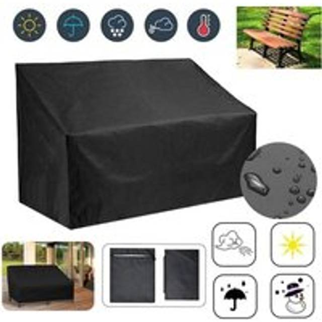 LaBlanc - 4 Seater Garden Bench Cover, Outdoor Patio Bench Cover Dustproof, Anti-UV, Waterproof, Windproof, Oxford Protective Cover for Sofa