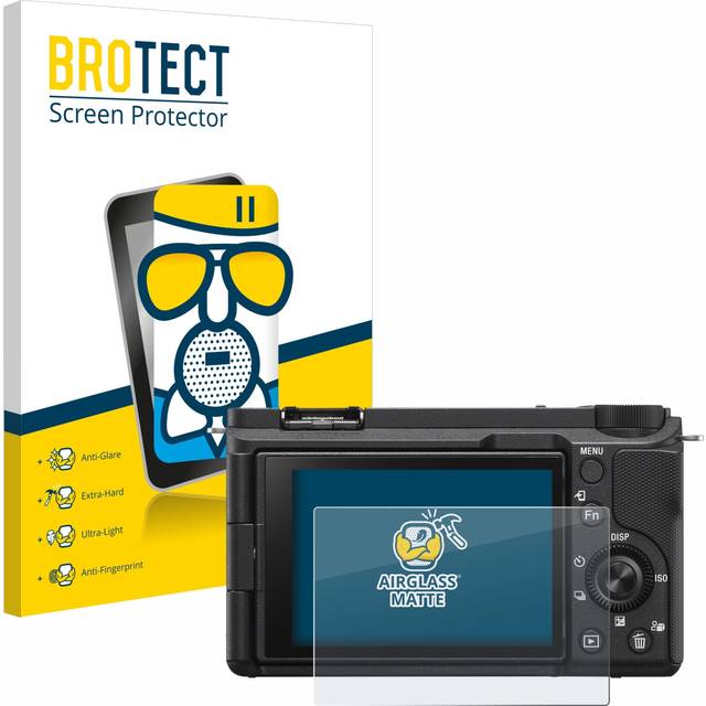 Matte glass screen protector for sony alpha zv-e10 ii anti-glare protection