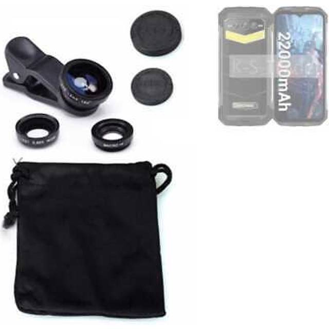 For doogee s100 pro camera set fish eye wide angle macro lens