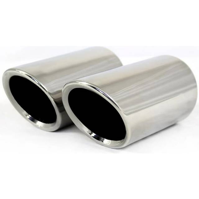 (Silver) Stainless Steel Car Exhaust Muffler TailPipes For New Sagitar New Lavida, New Bora Golf Tiguan Scirocco 1.4T Special TailPipes