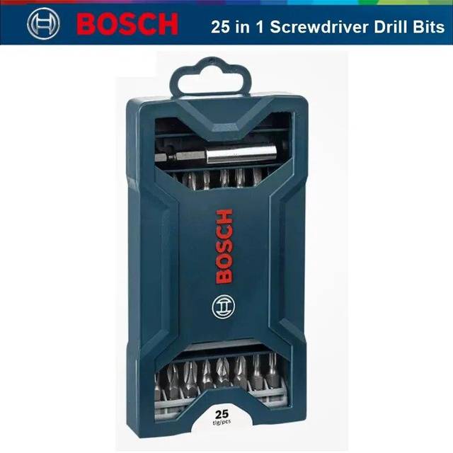 Bosch 25pcs Electric Screwdriver Bit Set X-Shaped Electric Power Drill Bits Set  For Bosch Power Tool