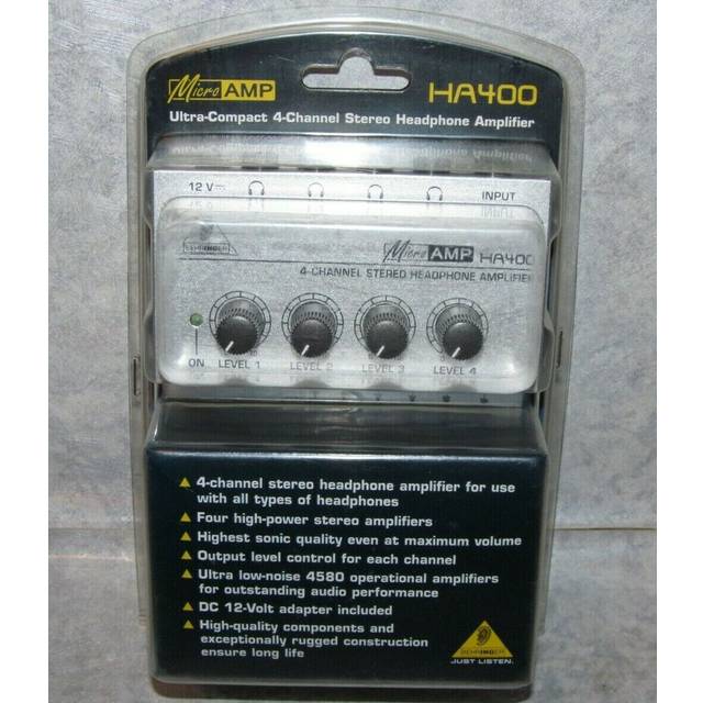Behringer MicroAMP HA400 Hörlursförstärkare