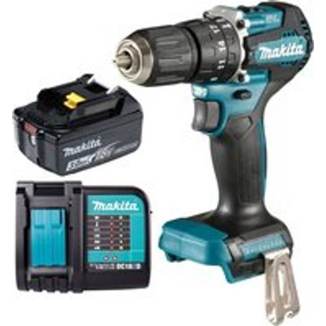 Makita DHP487SF 18V LXT Lithium Brushless Combi Hammer Drill Sub Compact 1 x 3AH
