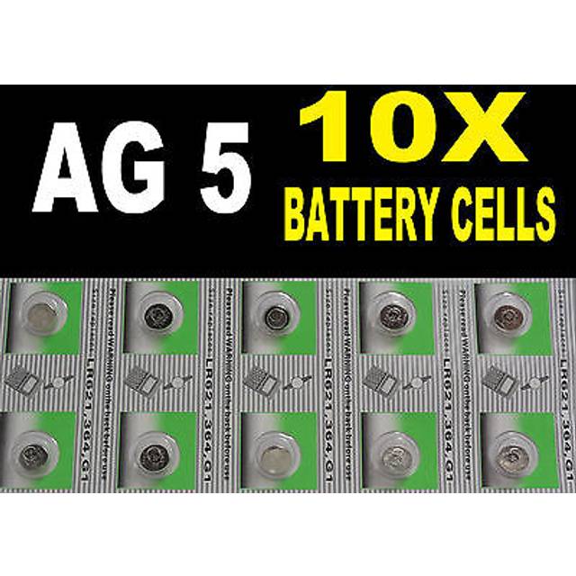 Ag5 lr754 watch battery coin cells batteries button alkaline uk seller b4 +1free