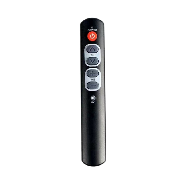 Smart Learning Remote Control TV 6 Large Buttons for TV, Set-Top Box, DVD, VCR