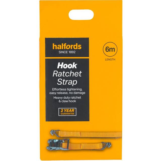 Halfords 6M Hook Ratchet Strap