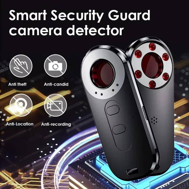 Mini Portable AK400 Anti Spy/ Theft /Gps Tracker Detectors Security Protection Anti Hidden Camera Monitor Scan Infrared Detector black