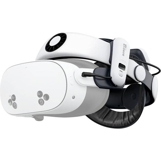 BOBOVR S3 Pro Super Strap Accessories, Head air conditioning and 10000mah hot-swappable battery pack,Compatible with Meta Quest 3/3S