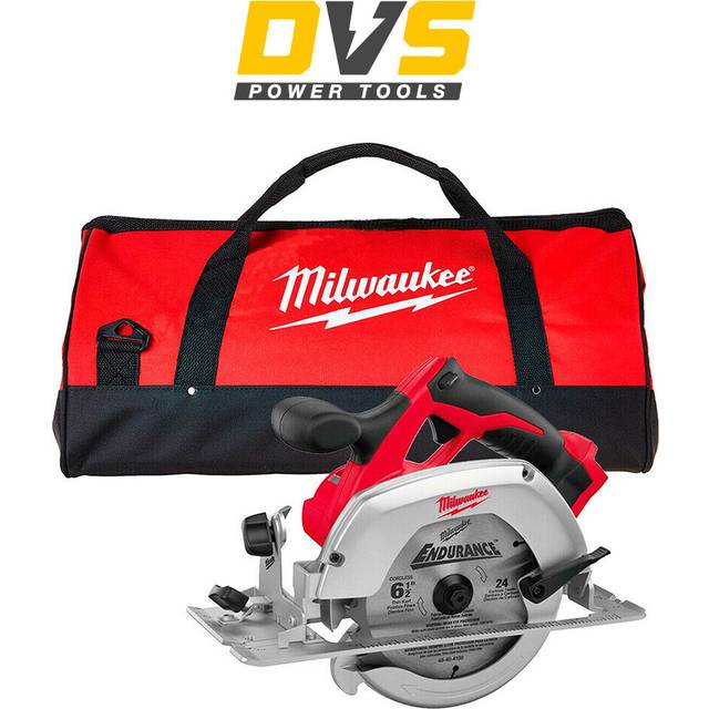 Milwaukee hd18cs-0 18v cordless li-ion circular saw 165mm body only & canvas bag