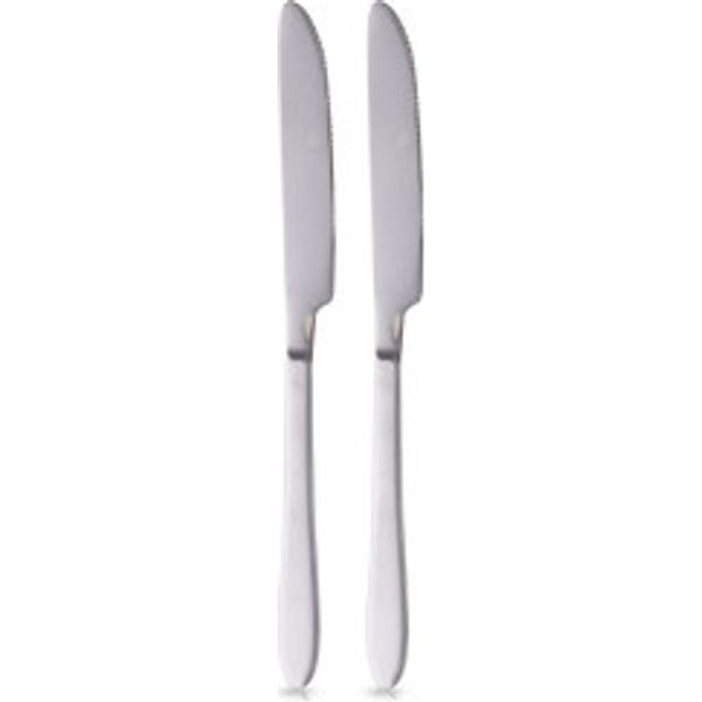 Two stainless dinner knives 24 cm, dishwasher safe