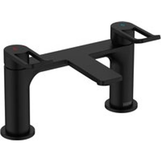 Bristan Saffron Bath Filler Tap Pillar Mounted - Black