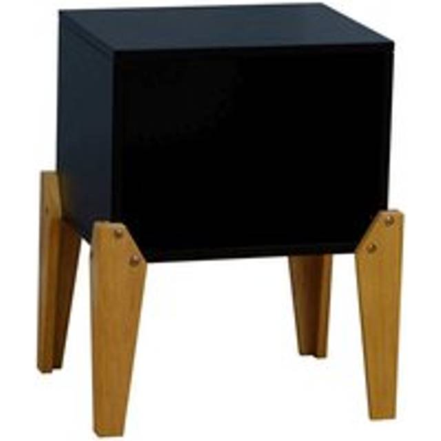 Kudl Shelving Unit Wood Black 1 Shelf by Kidsaw