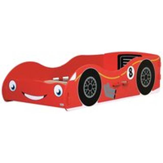 Racing Car Small Single Bed Red 3 x 5ft by Kidsaw
