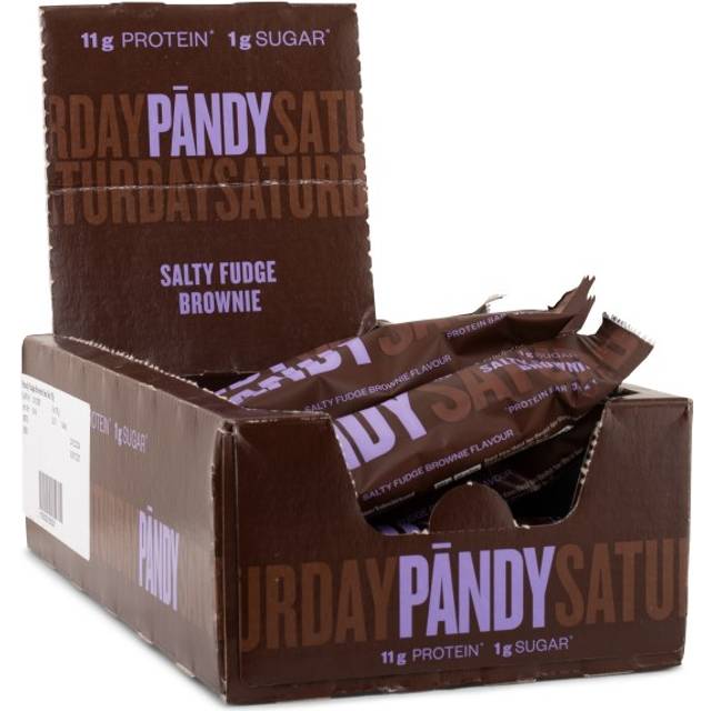 Pändy Protein Bar, Salty Fudge Brownie, 18-pack