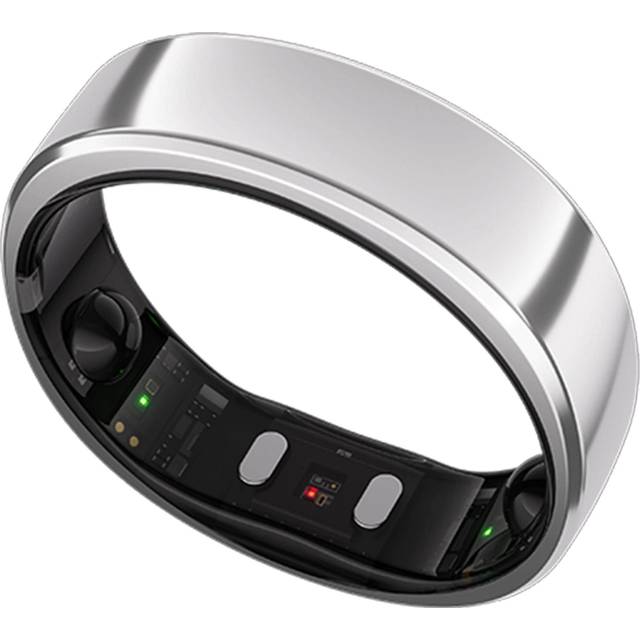 RINGCONN Gen 2 Smart Ring - Silver, Size 10, Silver/Grey