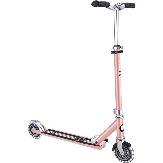 Globber Flow Element Lights Chrome Finish Sparkcykel, Rose Gold