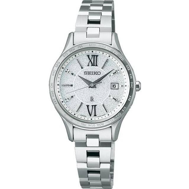 Seiko SSVV081 (LUKIA Essential Collection Solar Radio Controlled Metal Band Women's) Round Watch