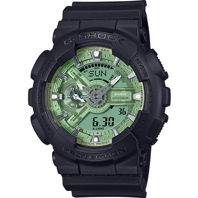 CASIO Men's G-SHOCK GA-110CD-1A3JF [G-SHOCK Metallic Color Dial Series] Round Watch Black Resin