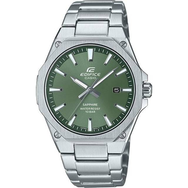 CASIO Men's EDIFICE EFR-S108DJ-3AJF [EDIFICE 3-Hand Analog Mens Metal Band] Round Watch Silver