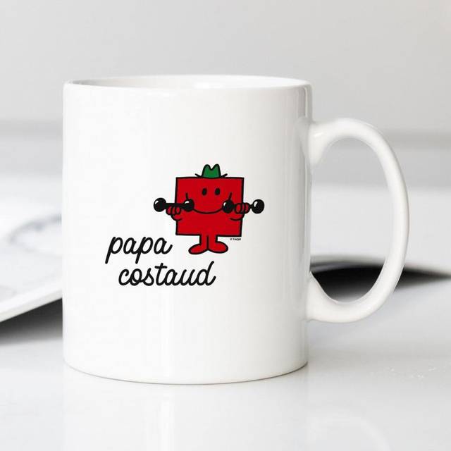 HEAVY DUTY DAD HEART Mug TU vit