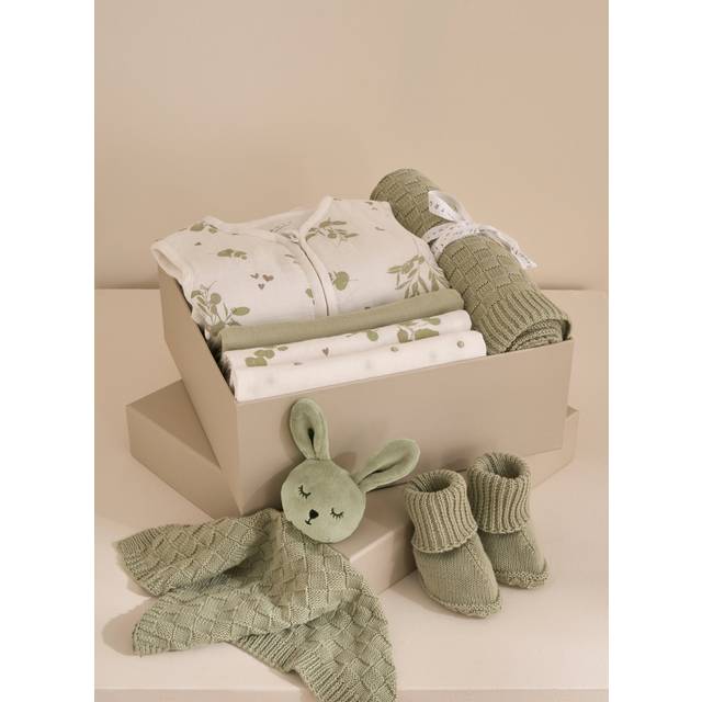 Truly Baby Cotton Knitted Bunny Comforter