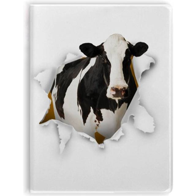Damage Animal Paper Cows Art Deco  Fashion Notebook Gum Cover Diary Soft Cover Journal