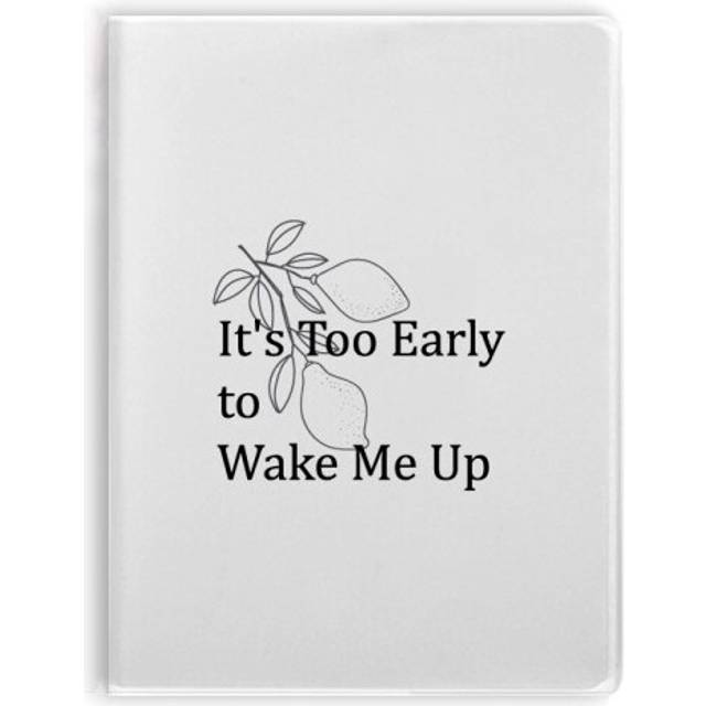Fruit Render Sober Morning Notebook Gum Cover Diary Soft Cover Journal